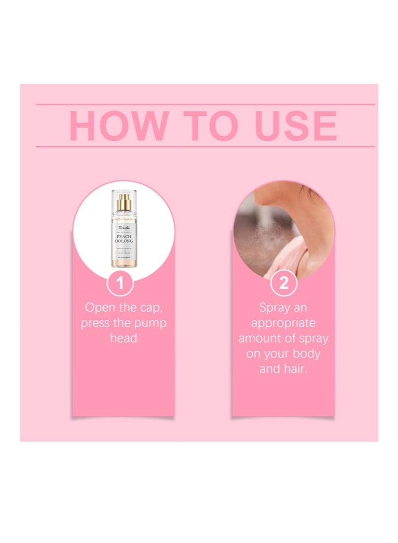 Roxelis Hair Perfume for Women, Summer Lightweight Long-Lasting Fragrance Mist, 3:7 Hydrating Serum, Alcohol-Free Formula, Argan Oil Scented Hair Spray, With Keratin & Elastin - Image 4